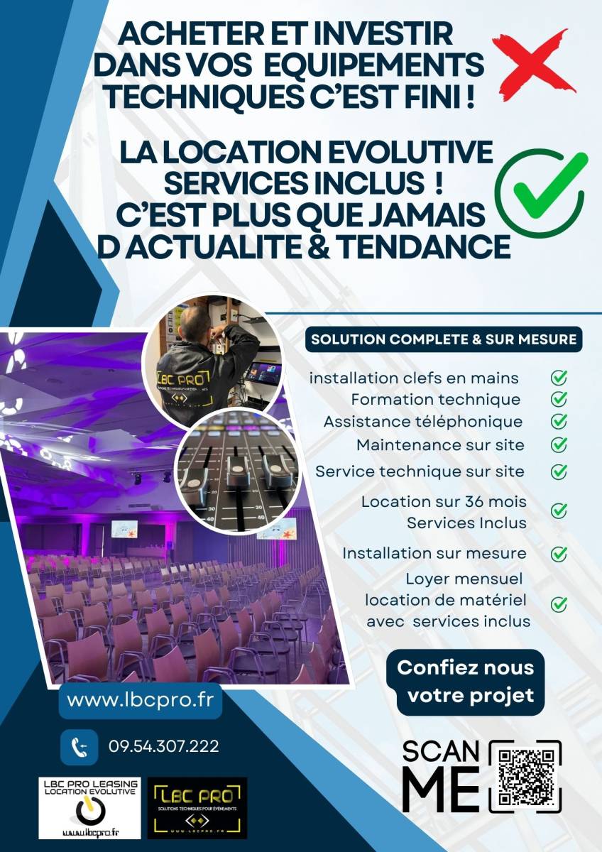 installation sonorisation éclairage audiovisuel pour seminaire a ollioules dans le var