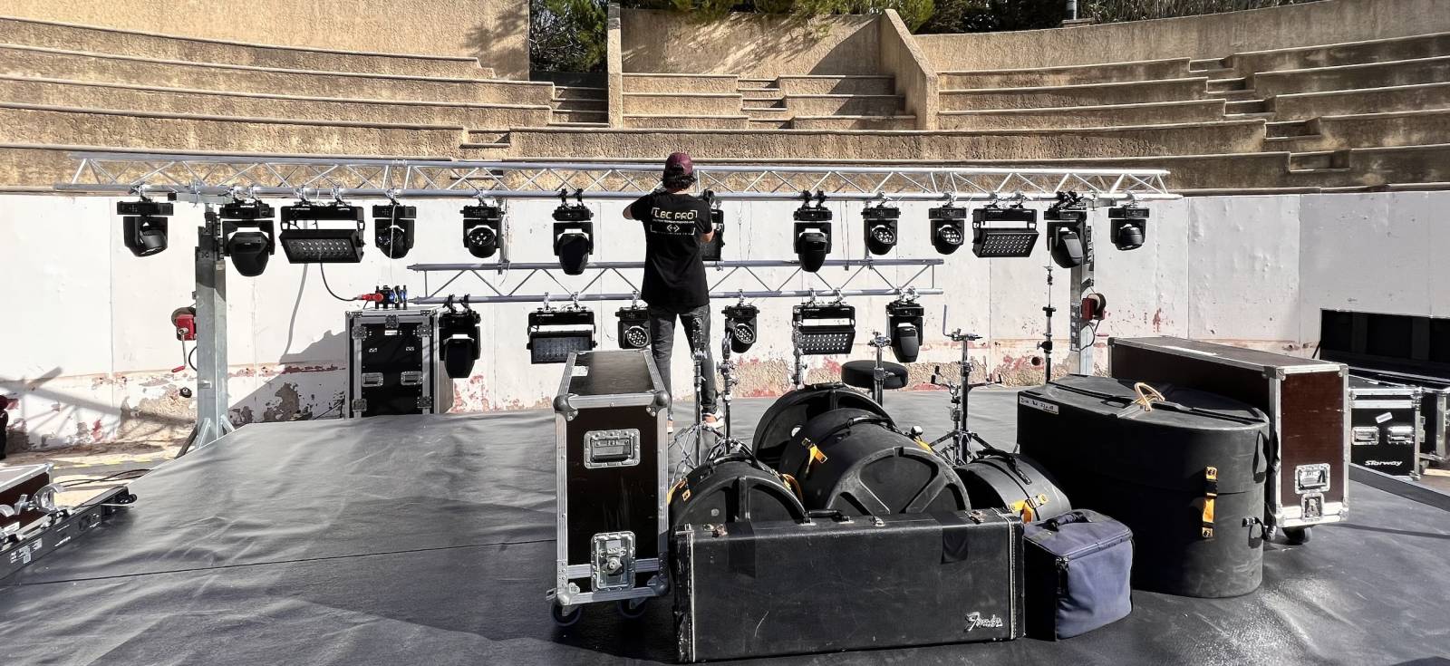 Prestations techniques évènementiel Arènes Ile des Embiez