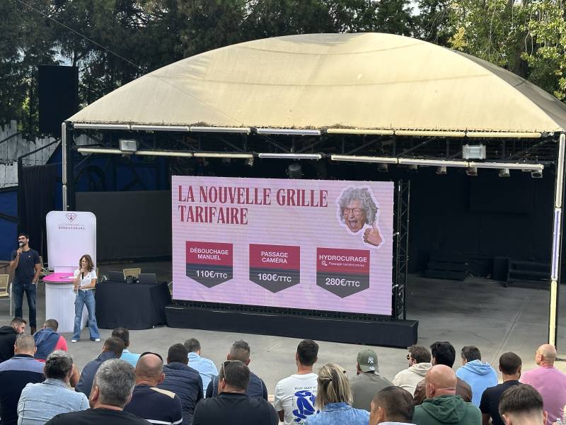 location écran led géant à ramatuelle dans le var