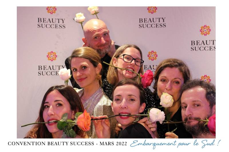 Photobooth avec bache imprimée personnalisée 