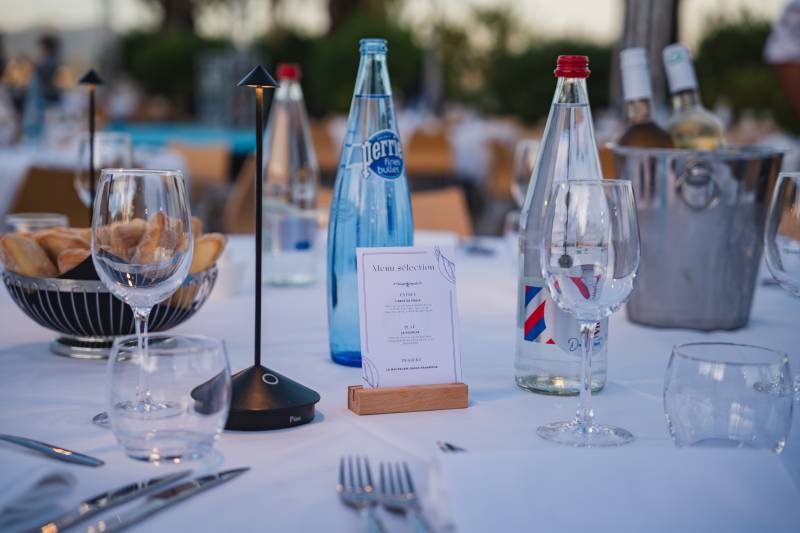 Eclairage pour diner de gala à six fours dans le var