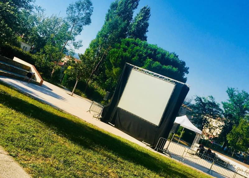 Cinema plein air Ville du Beausset dans le var