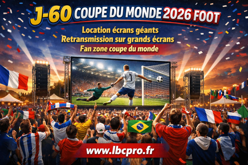 location écran coupe du monde 2026