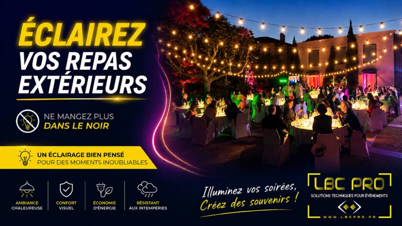 location lampes de tables sur batteries à six fours dans le var