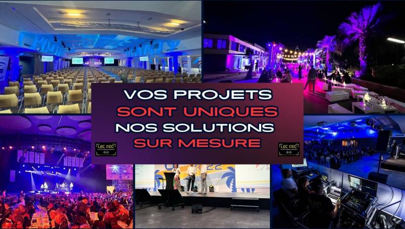 prestations technique son lumiere video podiums à toulon dans le var 83