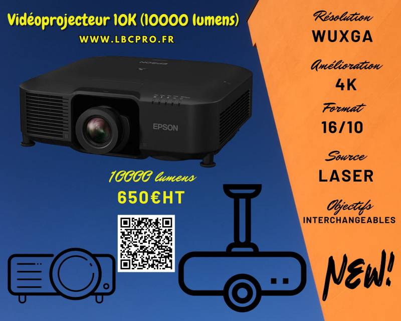 location videoprojecteur haute puissance Epson 