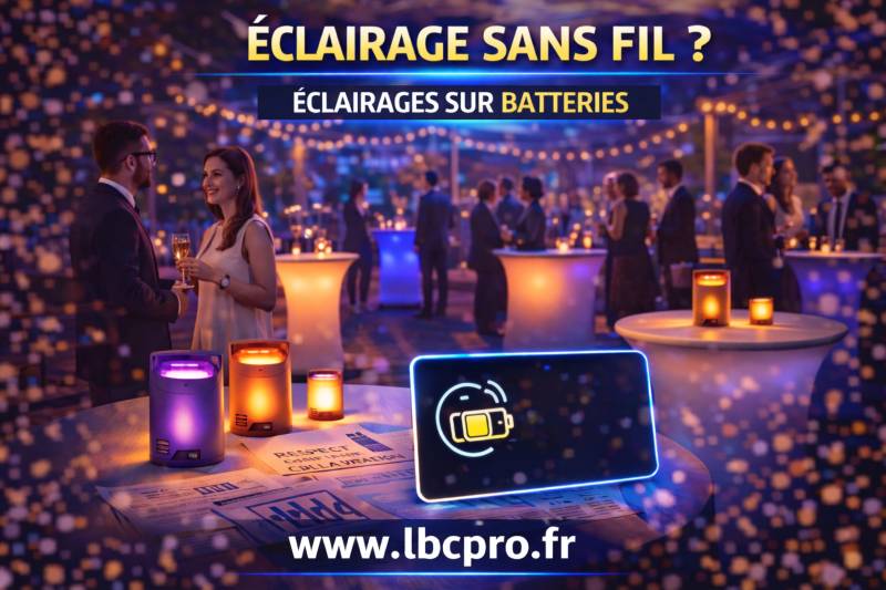 location éclairage sur batteries à toulon