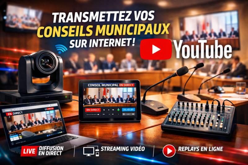 captation video conseil municipal dans les bouches du rhone