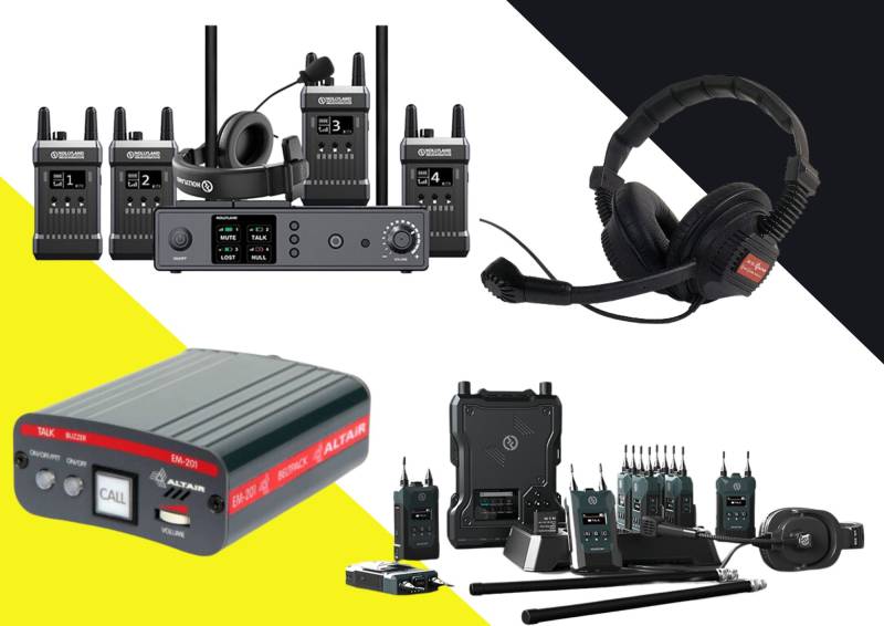 location de centrales Intercom avec récepteurs et casques sur nice marseille toulon aix monaco