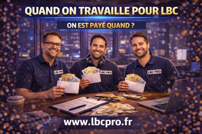 Quand est on payés par LBC PRO EVENTS ?