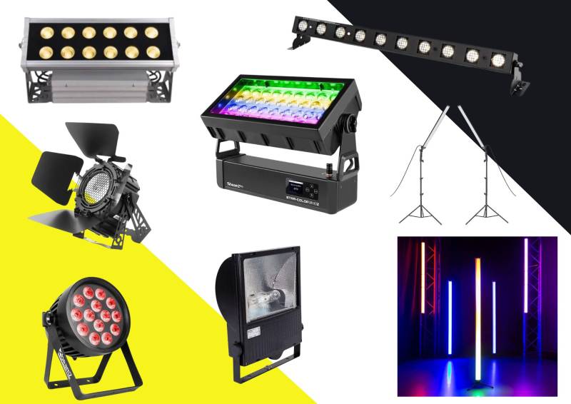 Location de projecteurs éclairages leds sur toulon ollioules dans le var et sur nice marseille aix monaco