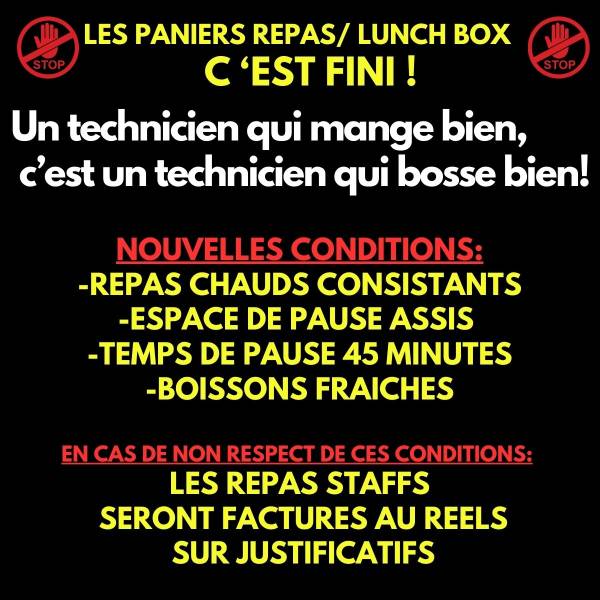 repas staff technique 