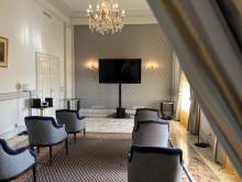 Notre zone d'activité pour ce service Location de matériel vidéo et audio avec installation clé en main pour événements professionnels et congrès