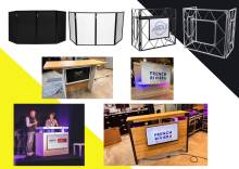Notre zone d'activité pour ce service Prestation technique audiovisuelle pour événements professionnels avec prompteur, éclairage et sonorisation sur mesure